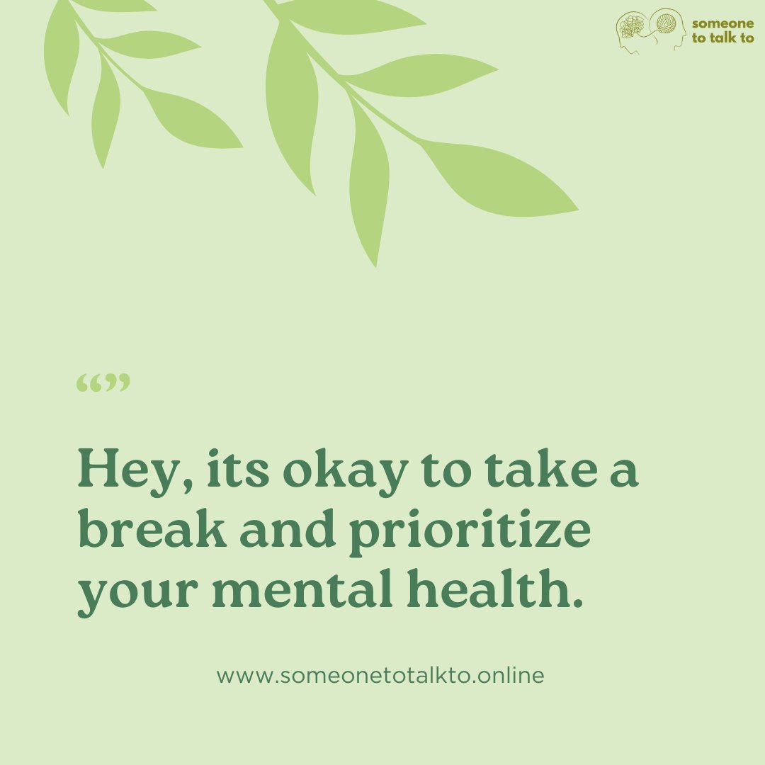 #thoughtfulthursday

Remember, it's okay to hit pause and give yourself the care you deserve.

#MentalHealthMatters #someonetotalkto