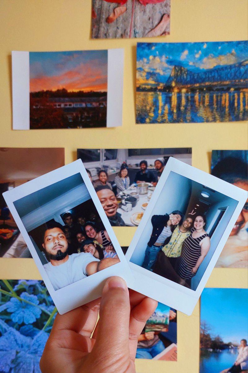 This #ThrowbackThursday we are throwing it back to taking polaroid pictures with friends. 📸 Do you have any photographs with your friends from your time at Sussex? Images provided by Maria Adamiuk and Oindrilla Ghosh. #ForeverSussex #SussexAlumni