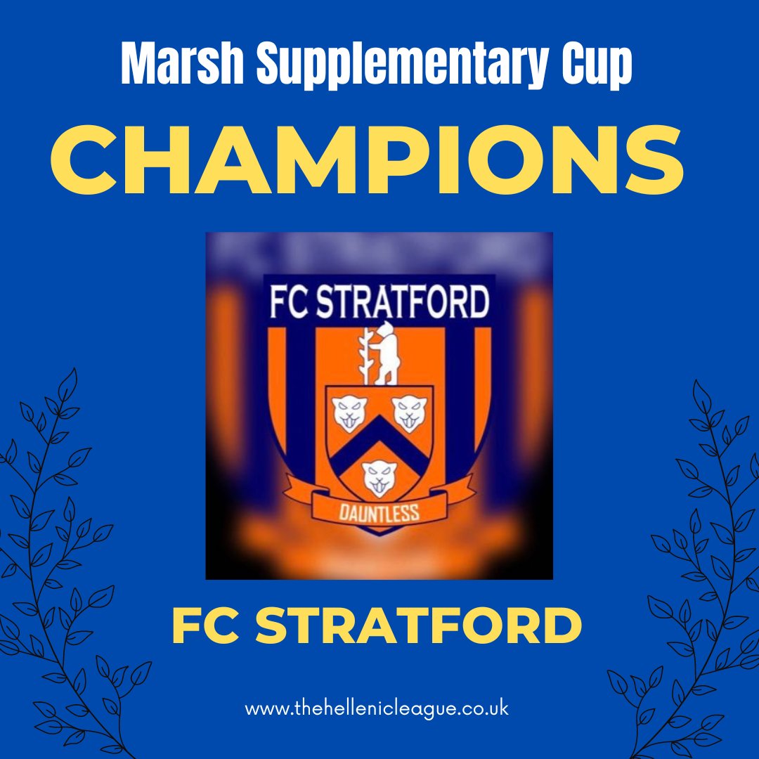 A win for @FcStratford in our Marsh Supplementary Cup final against @ubafcofficial