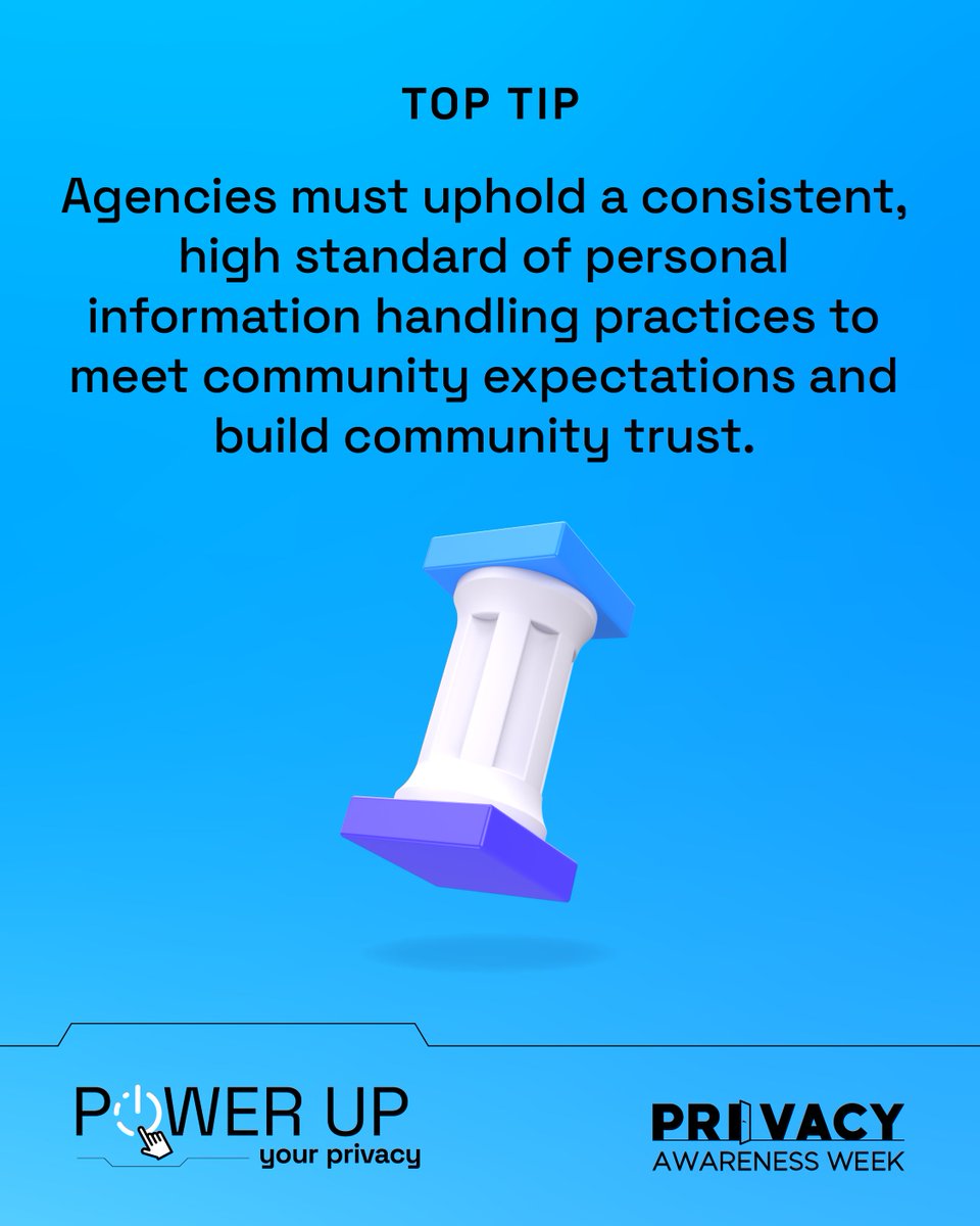 OAICgov's tweet image. Freedom of Information Commissioner Elizabeth Tydd has her say on the most important 2024 Privacy Awareness Week tip to her and why.

#PAW2024 #PrivacyAwarenessWeek