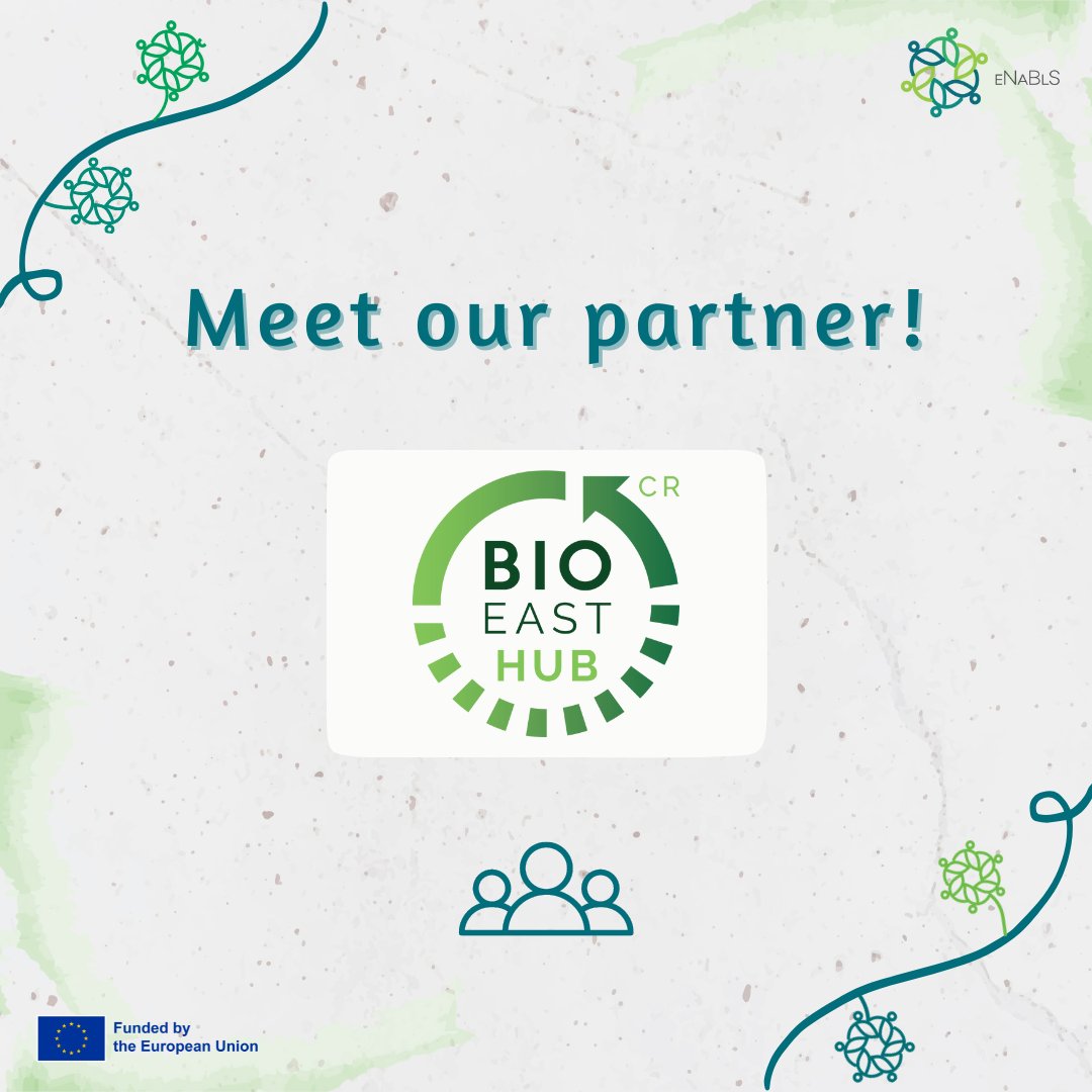 👋Meet our partner @BIOEAST_HUB_EN🧩
🌐BIOEAST HCZ is the first national BIOEAST bioeconomy hub in the #BIOEAST region and leads two macro-regional thematic groups of the @bioeastsup initiative.
🍃In #eNaBlS, the main role of BIOEAST HCZ is the operation of the Czech #LivingLab.
