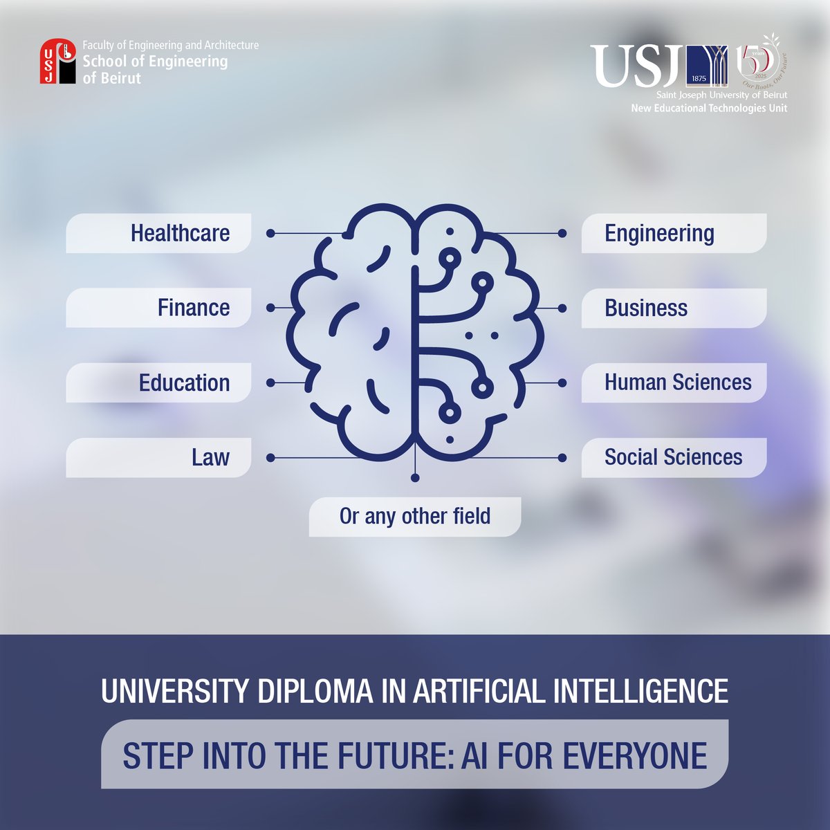 AI is transforming every sector! Explore the endless possibilities with our University Diploma in AI! Don’t miss out! Secure your spot today and stay at the forefront of innovation! For more info: lnkd.in/dzVg2J4u #AI #Artificiallntelligence #Engineering #Business