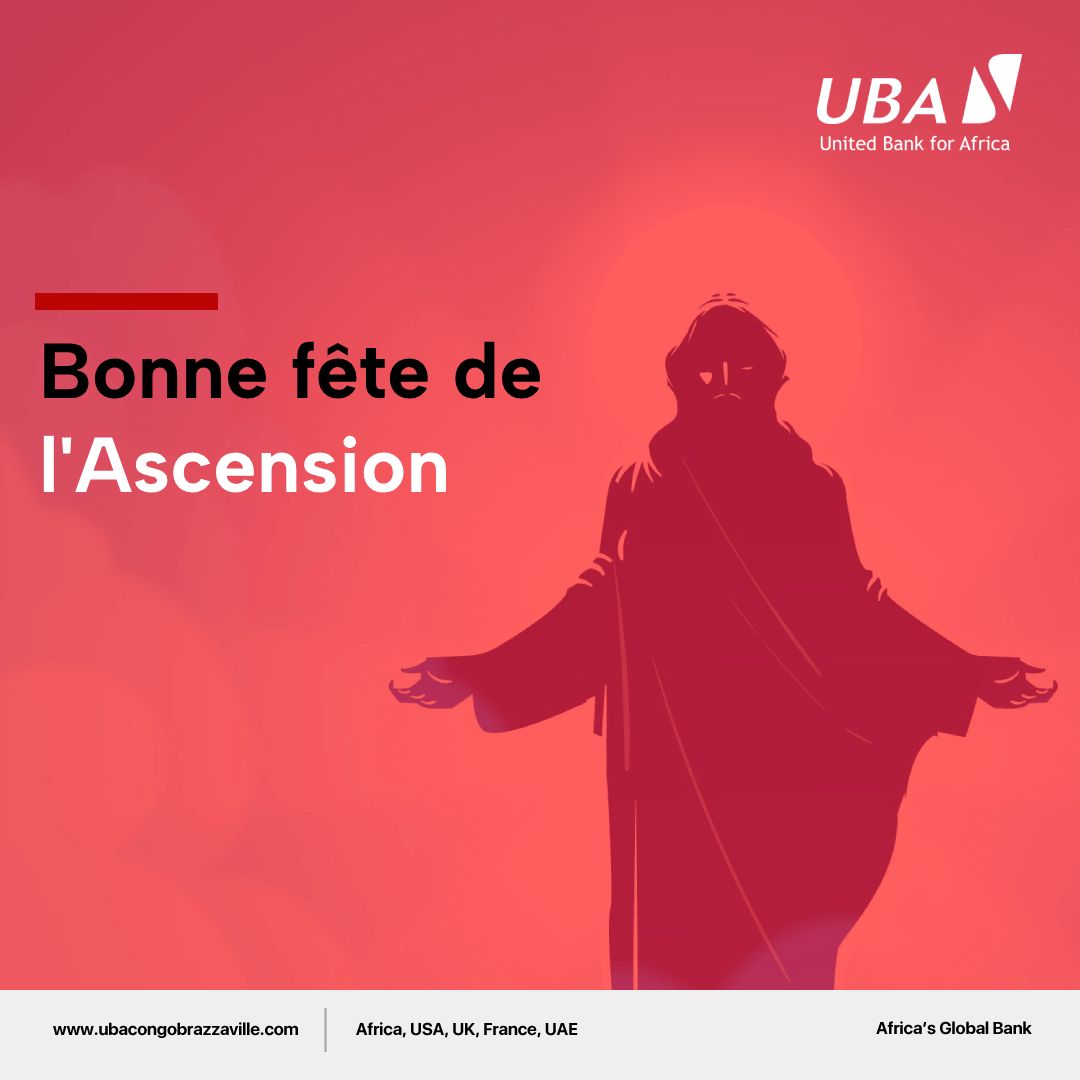 Bonne fête de l'Ascension à la communauté catholique du Congo. #AfricasGlobalbank #Ascension