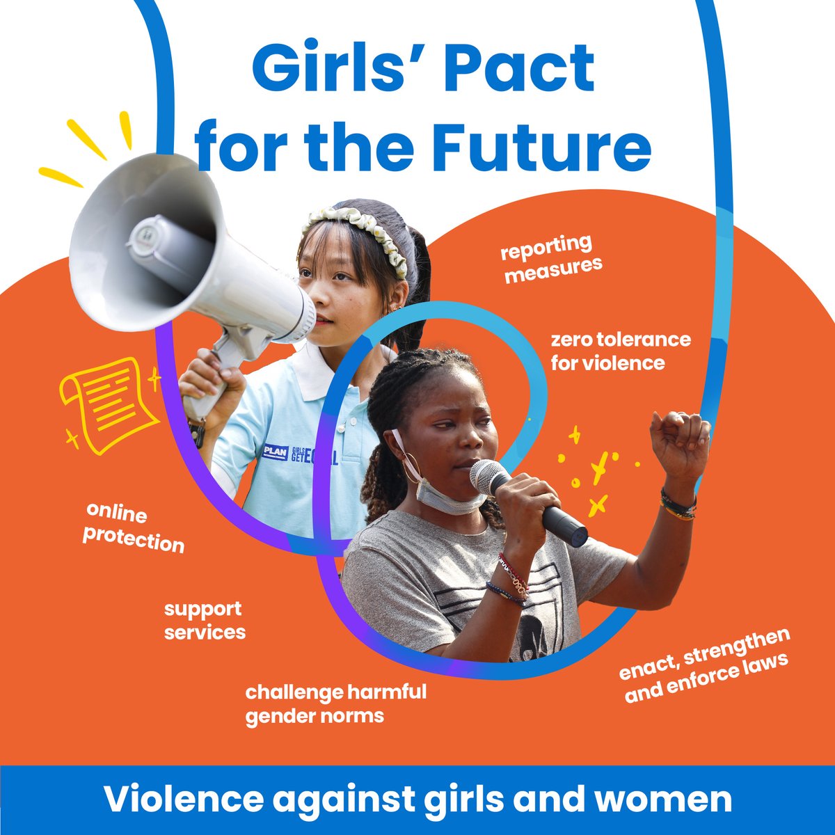 'In the future we envision, peace prevails. Conflict resolution is prioritised & diplomacy is valued over violence”. The #FutureGirlsWant is one where they are active participants in peacebuilding efforts, bringing their unique perspectives and solutions to the table.