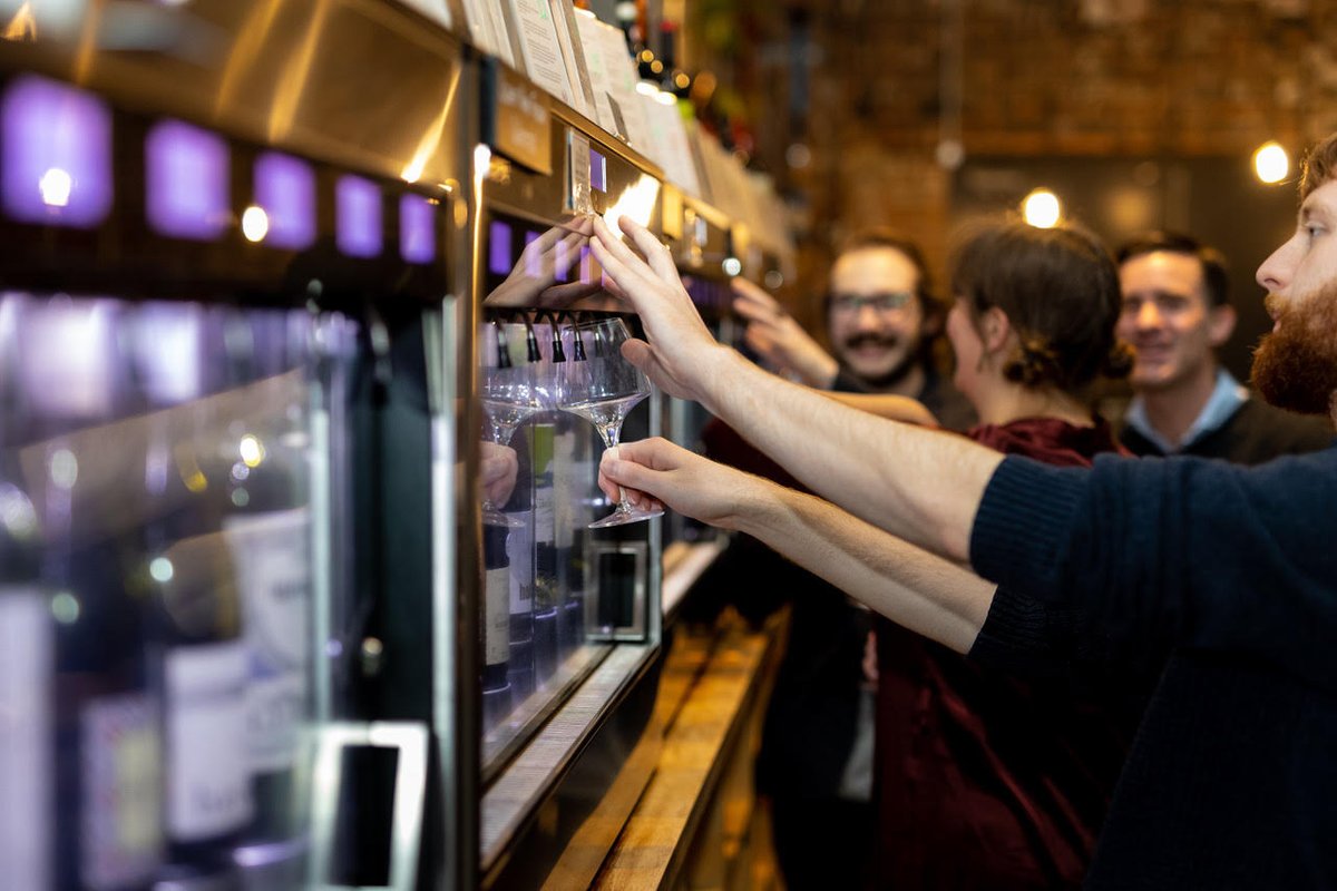 #AD Finzels Reach bar offering a whopping 64 wines by the taster & glass! The Le Vignoble wine bar works with self-service machines and is proving to be a top destination for the city’s wine drinkers. levignoble.co.uk