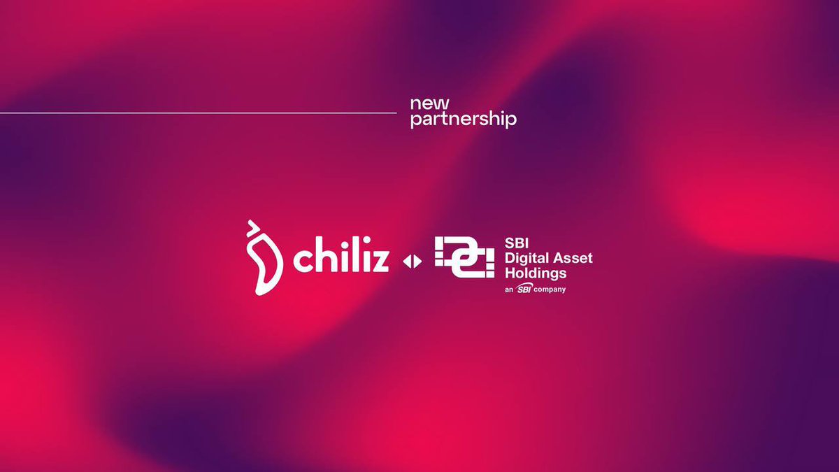 🔔 #Chiliz (#CHZ), #SBI Digital Asset Holdings ile ortaklığı kurduğunu duyurdu.

 #BTC #BNB #MEXC #SOL #ETH