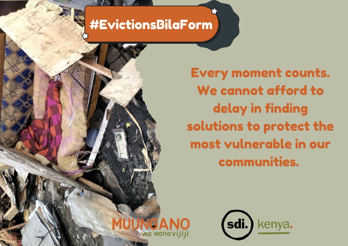 The meeting's outcomes will inform advocacy efforts, policy recommendations, and community-led initiatives aimed at improving living conditions and promoting residents' well-being
#EvictionsBilaForm
#MakingSlumsVisible
#Flooding
#NiSisiKwaSisi
@Wanavijiji_sdi
@KDI_Kenya