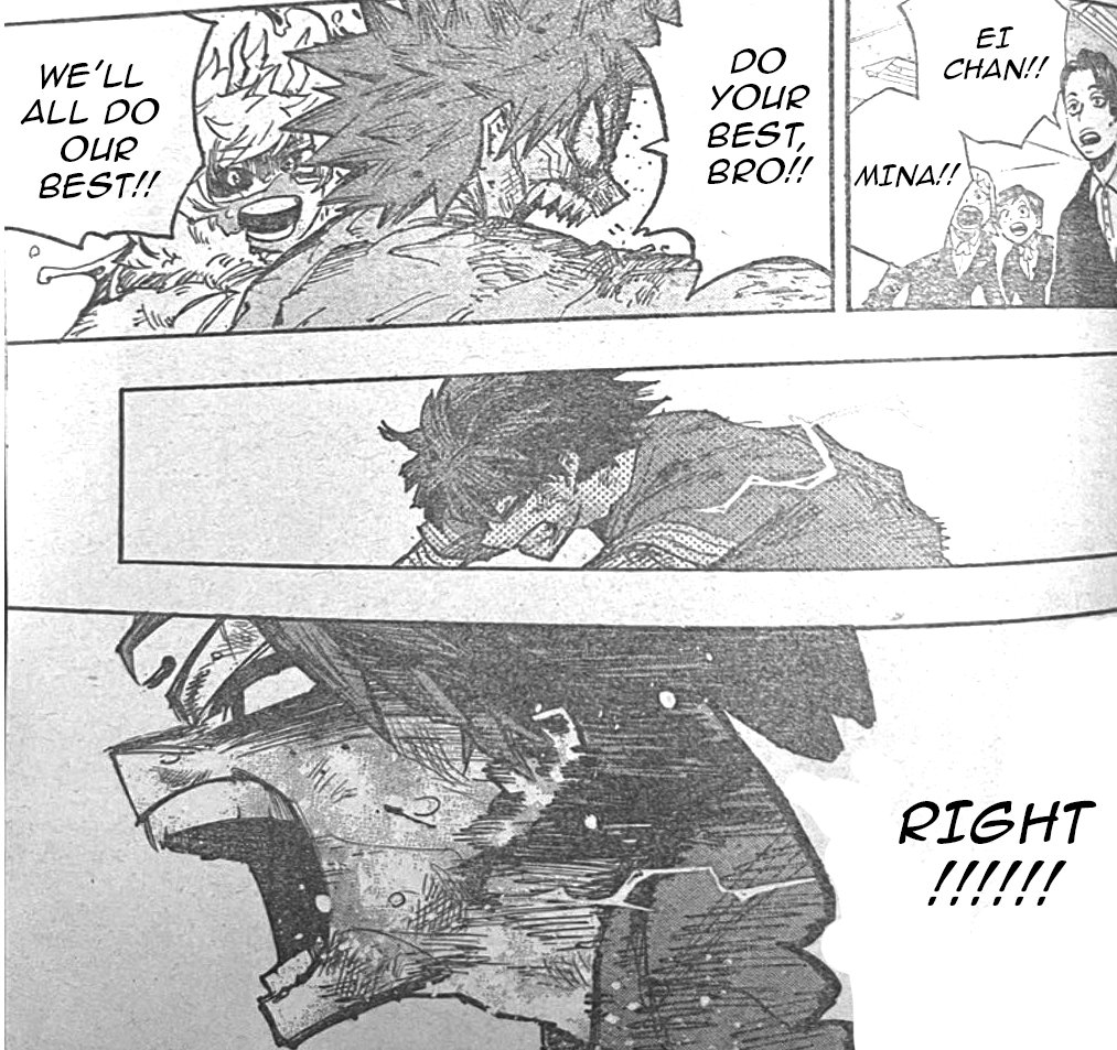 #MHASpoilers #MHA422 Everyone is cheering Deku on! This is TRULY the climax of My Hero Academia 🥹🥹😫😫