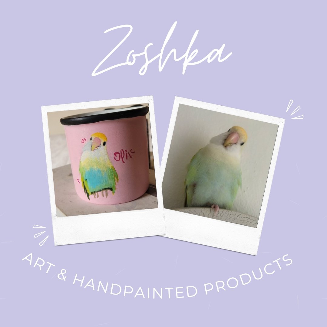 Siz de bu kişiye özel pet portre tablolardan veya fincanlardan isterseniz DM veya shopier.com/ZoshkaHandPaint