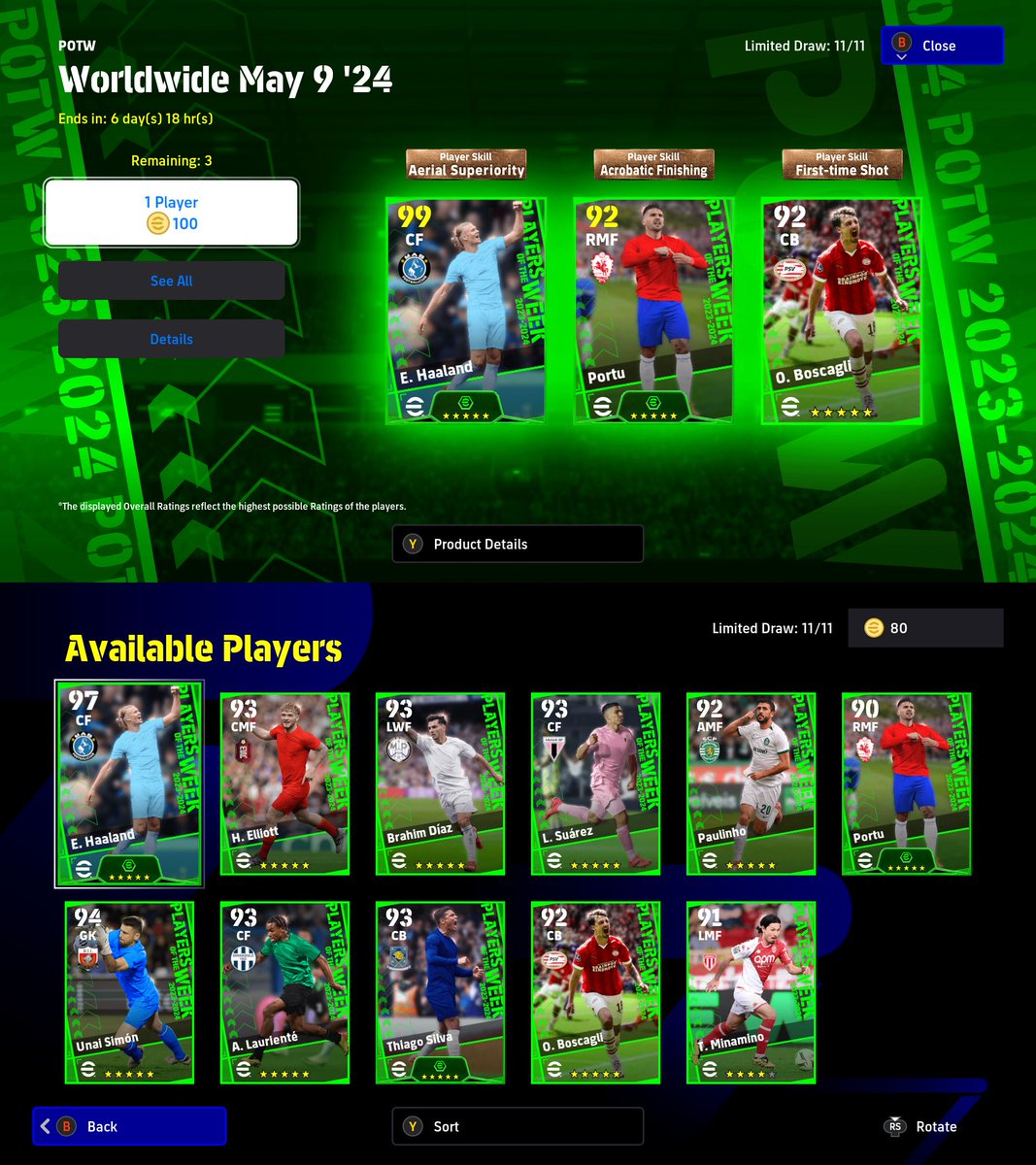 POTW : Worldwide May 9 '24

#eFootball2024 | #eFootballHUB