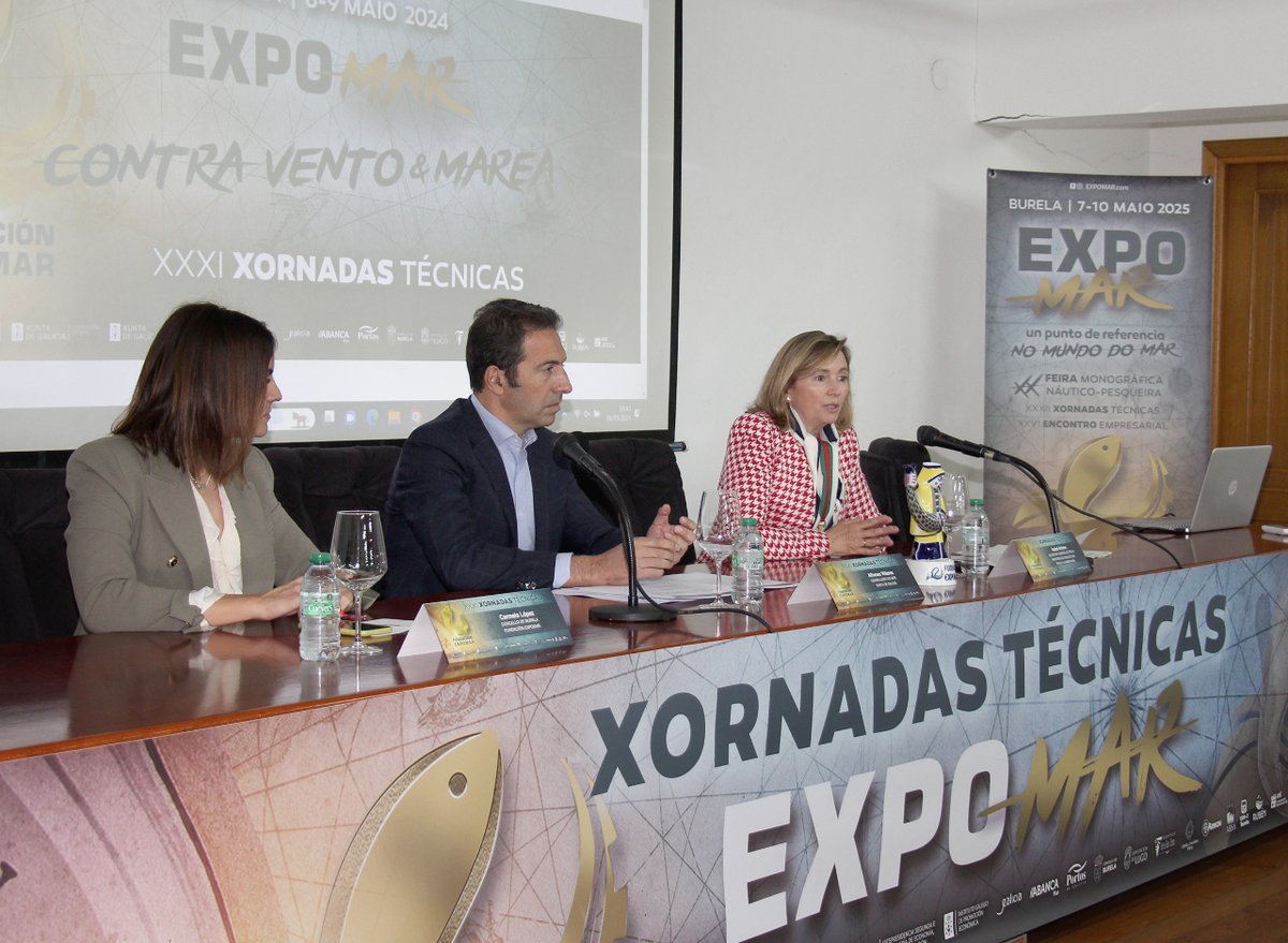 Las XXXI Xornadas Técnicas y el XXV Encontro Empresarial de Expomar se celebran esta semana en el puerto de Burela (Lugo) bajo el lema: “Contra Viento & Marea”. @mapagob @MarXunta @cepesca @xulioval @IEOVigo @Daniel_Voces @EuropecheOrg @AlfonsoVillares @carmela_lm