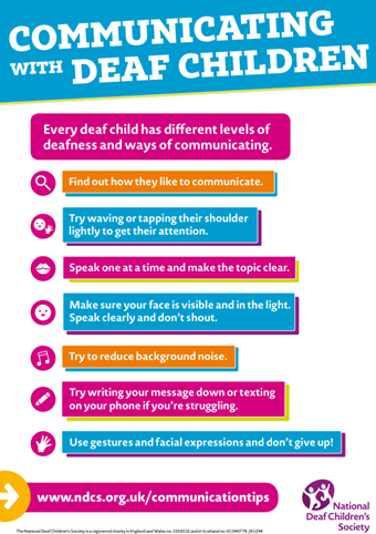 PipersSenior's tweet image. #DeafAwarenessWeek2024 seems like a good time to share news of our new #PipersSenior lunchtime club which aims to promote inclusivity by offering the opportunity to learn the basics of British Sign Language. @NDCS_UK share advice on how to communicate with Deaf Children.