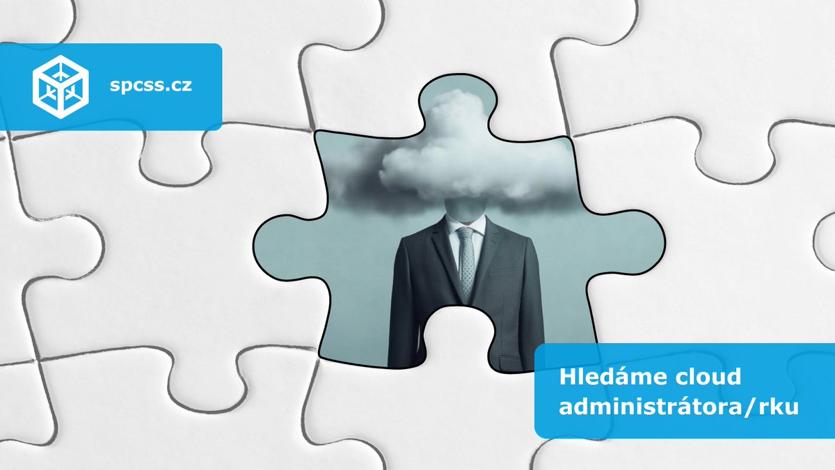 SPCSS_sp's tweet image. Vybudovali 🏗 jsme si cloudové prostředí a zajišťujeme cloud computing pro stát. Potřebujeme další mistry MS Azure (Stack Hub) a Google Cloud platform. Znalé administrace, síťových protokolů, konfigurace identit...
Máme fajn #cloud tým a hodně nabízíme: 📨1url.cz/J1tv6