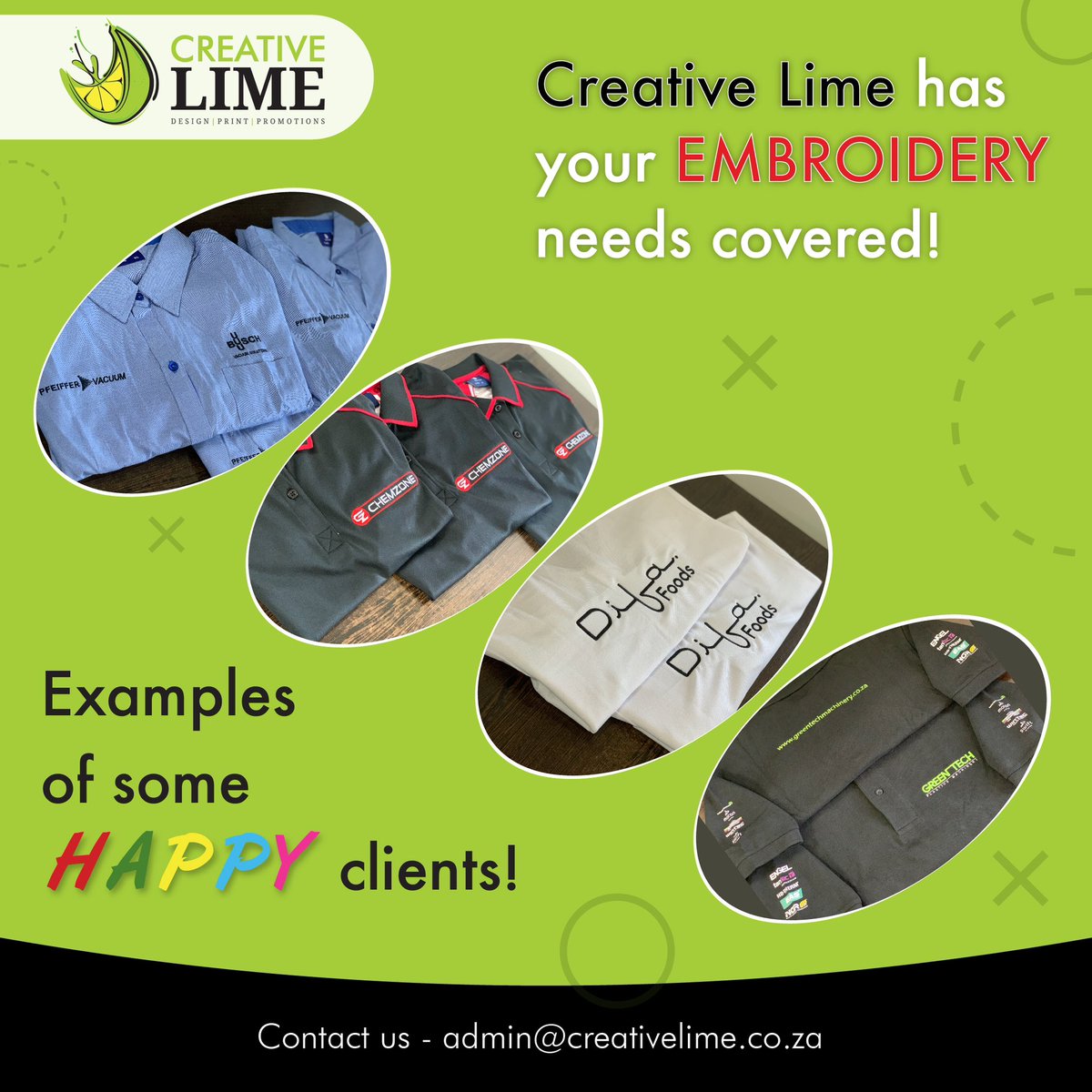 #logoembroidery #embroidery #customembroidery #branding #creativelime #Happyclients 
#design #print #promotions