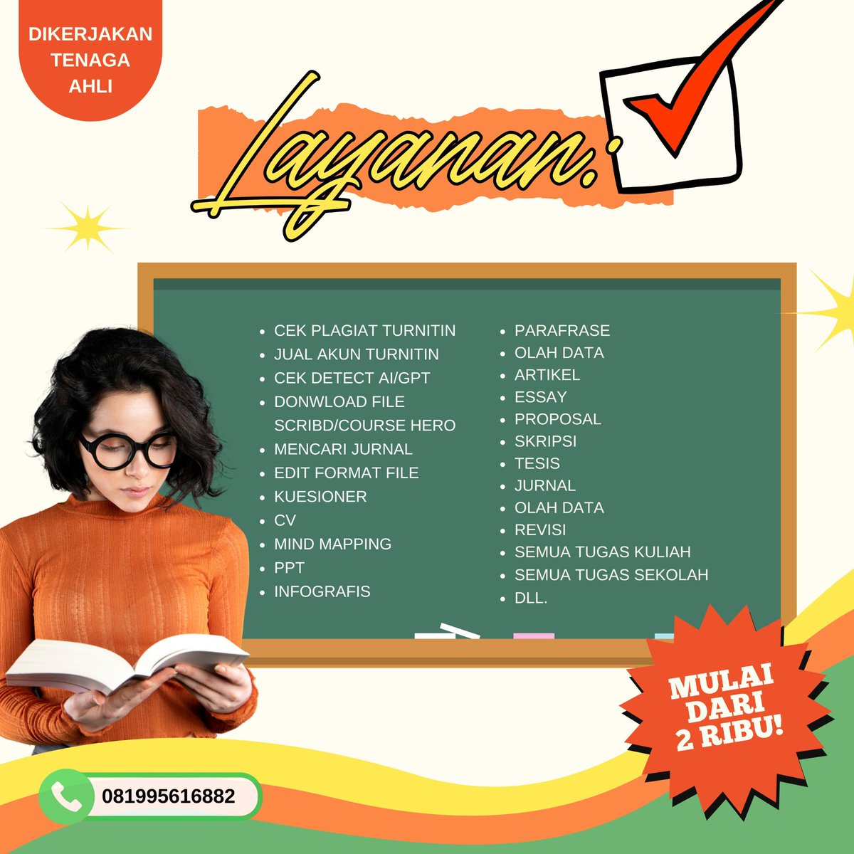 CekPlagiat.id | Parafrase I Joki Tugas | DLL. tweet media