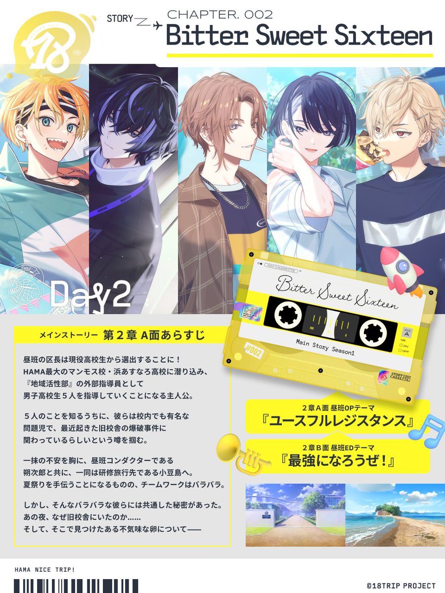 ✈️メインストーリー第2章あらすじ✈️ ㅤ昼班がメインの第2章