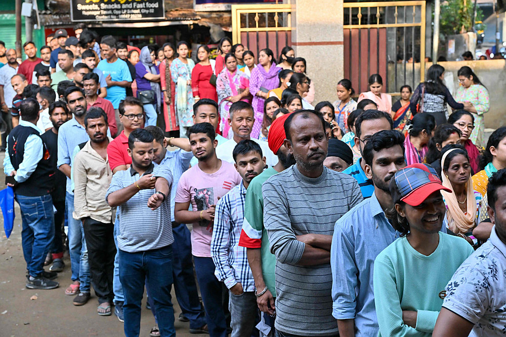 Israel Hayom reporter David Baron travels to India as it undertakes the world's largest democratic exercise by holding parliamentary elections of unprecedented scale.
tinyurl.com/93nh6bhe
#India #elections #democracy #Delhi #Goa #EVM 
(Photo: Biju Boro/AFP)