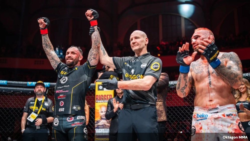 Christian Eckerlin pulled of a huge in front of his home crowd in the main event of @OktagonOfficial 57, a card which delivered big victories for some of the promotion’s most well known names. Full story: fightersonly.com/article/ext/86…
