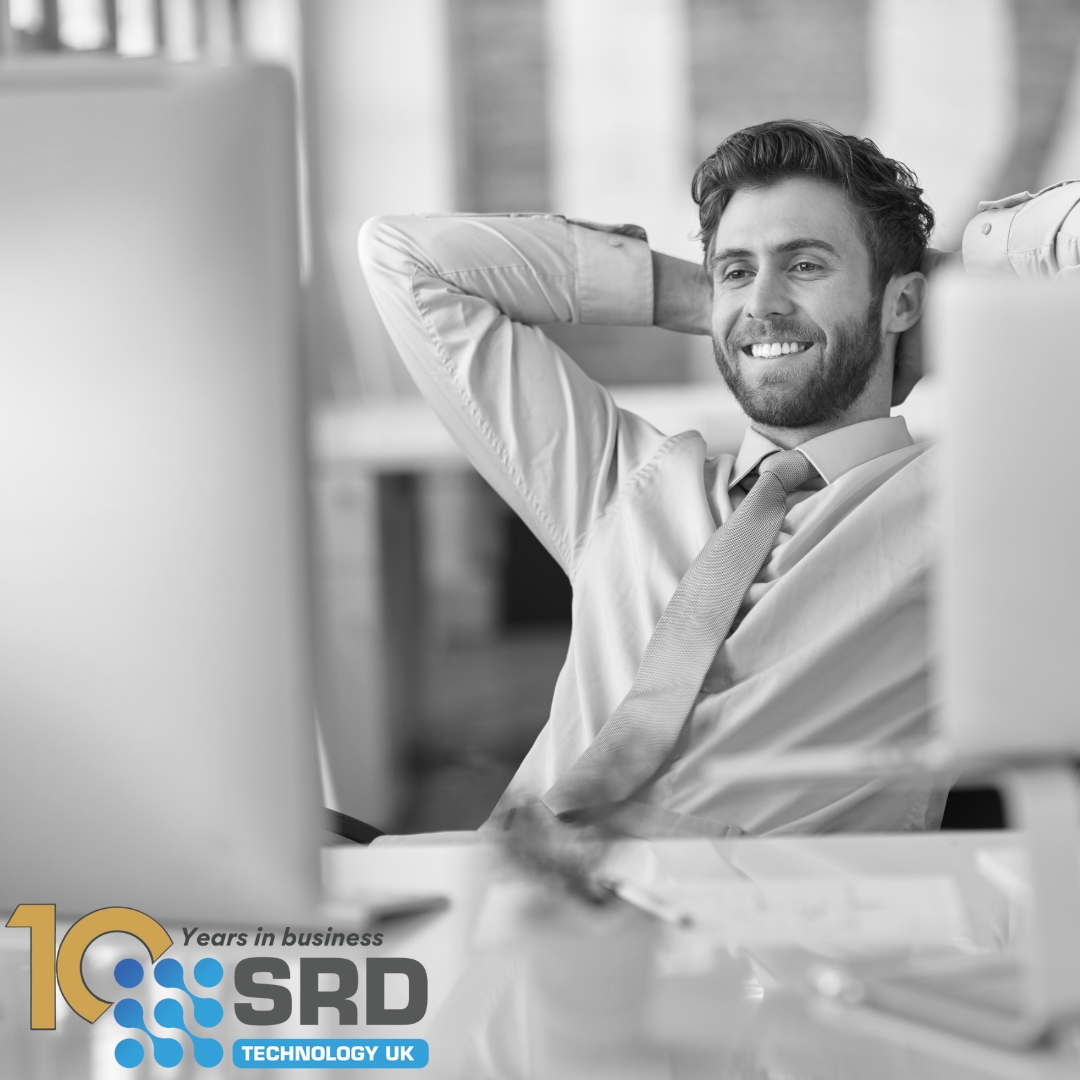 We're here to take the stress away from your busy day! At SRD Technology UK we understand the last thing to want in your busy schedule is a tech issue. With one call, we cna get you back on track with your device. Call today at 0330 0244 590 or email solutions@srdtechnologyuk.com