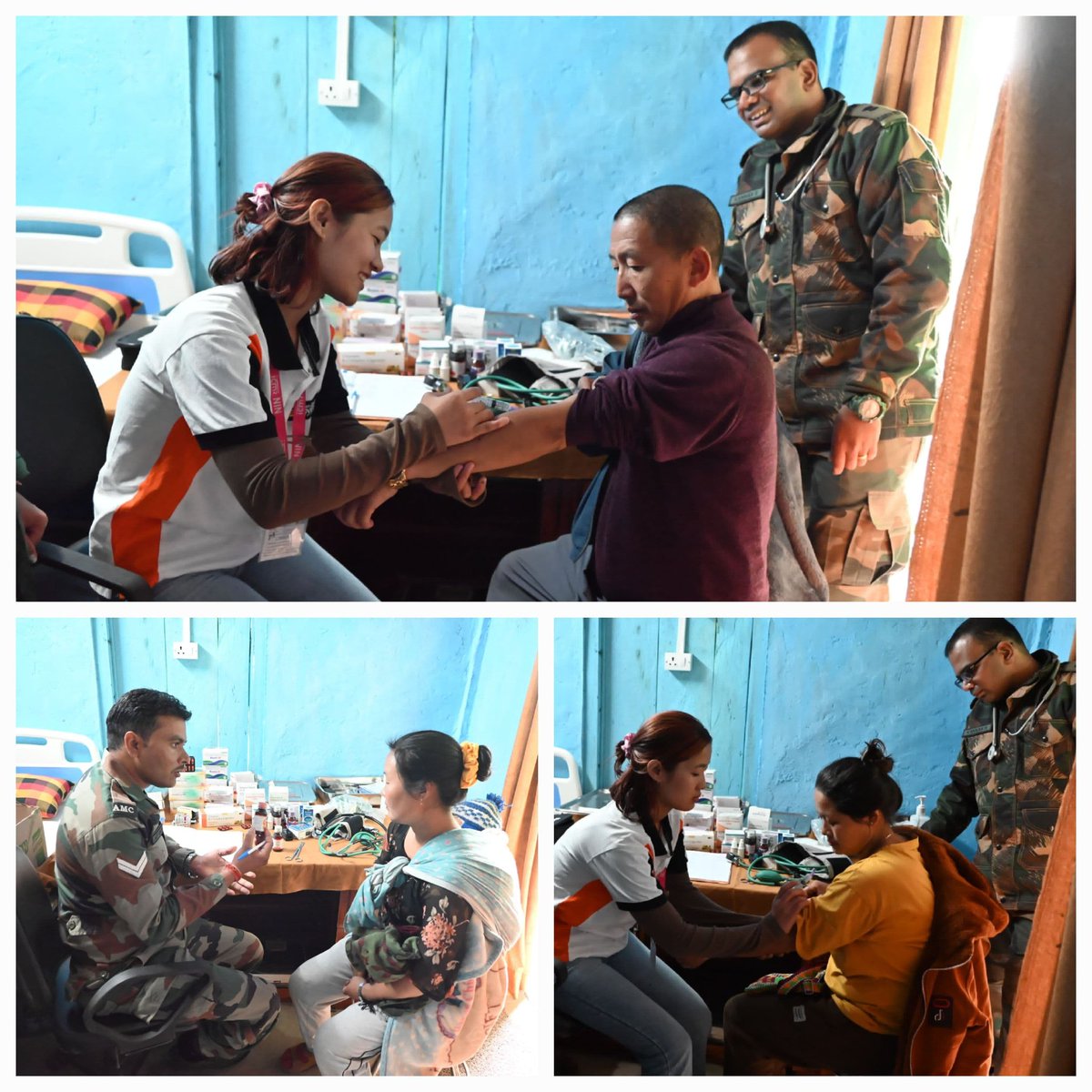 The recently upgraded amenities at Public Health Centre (PHC), Taksing, #ArunachalPradesh under #OperationSadbhavana of #IndianArmy facilitated conduct of a Joint Medical Camp by troops of #SpearCorps and experts from @ICMRDELHI, providing medical succour to the populace whilst…