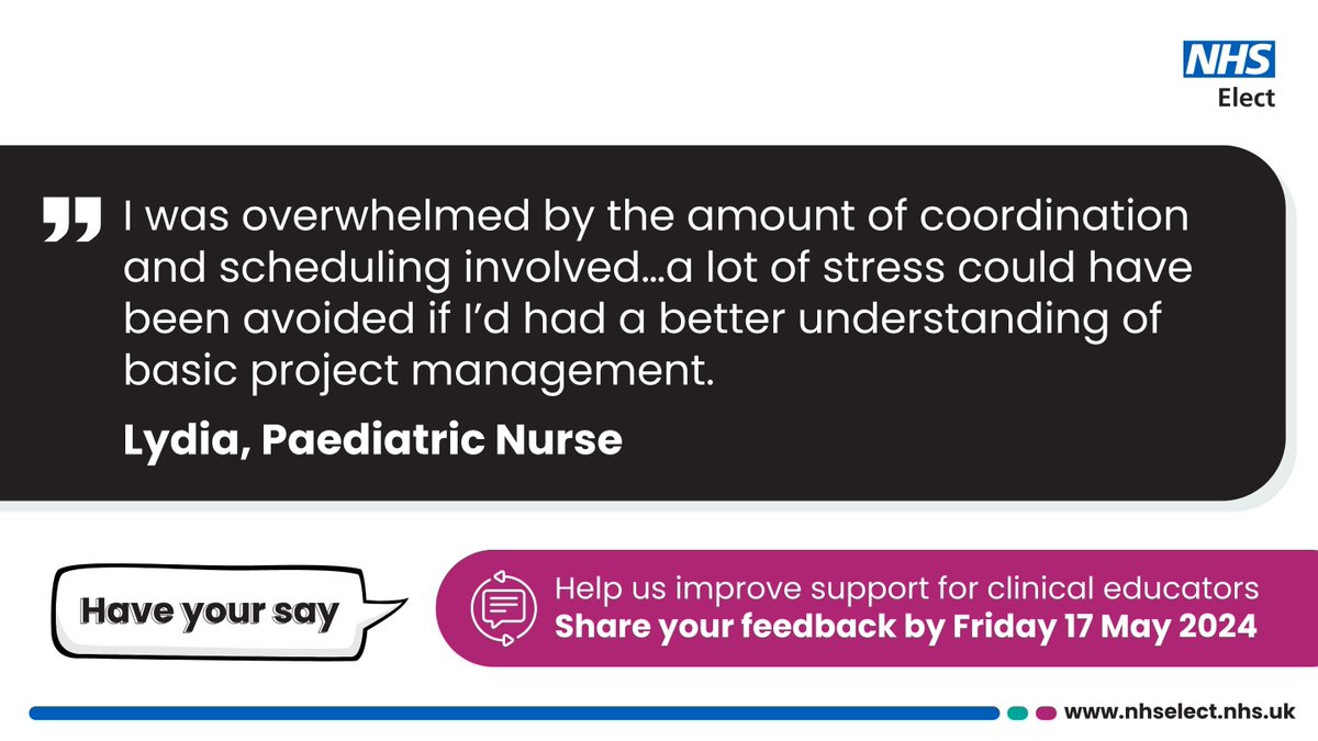 Like Lydia, many #ClinicalEducators tell us they were surprised by how much of their job wasn’t related to teaching. Having training and support for some of these skills would have made things easier. What training would have benefitted you? bit.ly/Practical-skil…