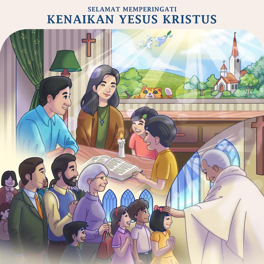 Selamat memperingati Hari Kenaikan Yesus Kristus untuk umat Kristiani Indonesia. Semoga peristiwa suci ini menjadi inspirasi tentang nilai - nilai kasih kepada sesama, khususnya dalam menjaga persatuan dan keharmonisan ditengah keberagaman bangsa kita.