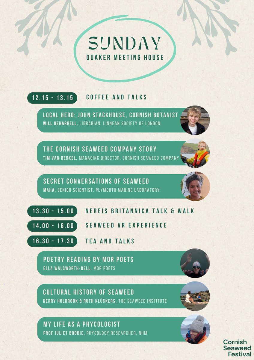 Dr Mahasweta Saha (@sahamahasweta) on Twitter photo Very much looking forward to talk about the
'Secret conversation of Seaweeds' at the Cornish #seaweed festival organized by <a href="/NaturalEngland/">Natural England</a>
BTW, is it really secret??
Join me to know more!
pml.ac.uk/Events/Cornish…
#chemicalecology <a href="/PlymouthMarine/">Plymouth Marine Lab</a> Very much looking forward to talk about the
'Secret conversation of Seaweeds' at the Cornish #seaweed festival organized by <a href="/NaturalEngland/">Natural England</a>
BTW, is it really secret??
Join me to know more!
pml.ac.uk/Events/Cornish…
#chemicalecology <a href="/PlymouthMarine/">Plymouth Marine Lab</a>