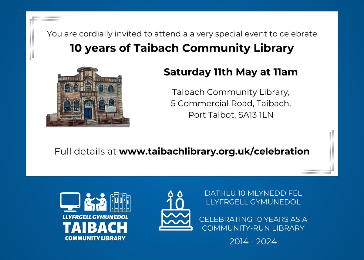 Our 10th Anniversary celebration is just 2️⃣ days away! Join us this Saturday 11th May at 11am for a fun-filled event.