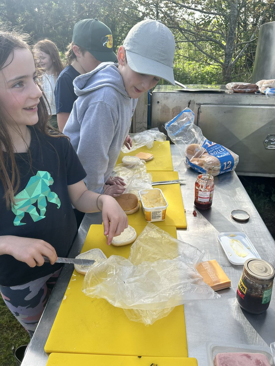 Lunch ready and prepped. Let the activities begin