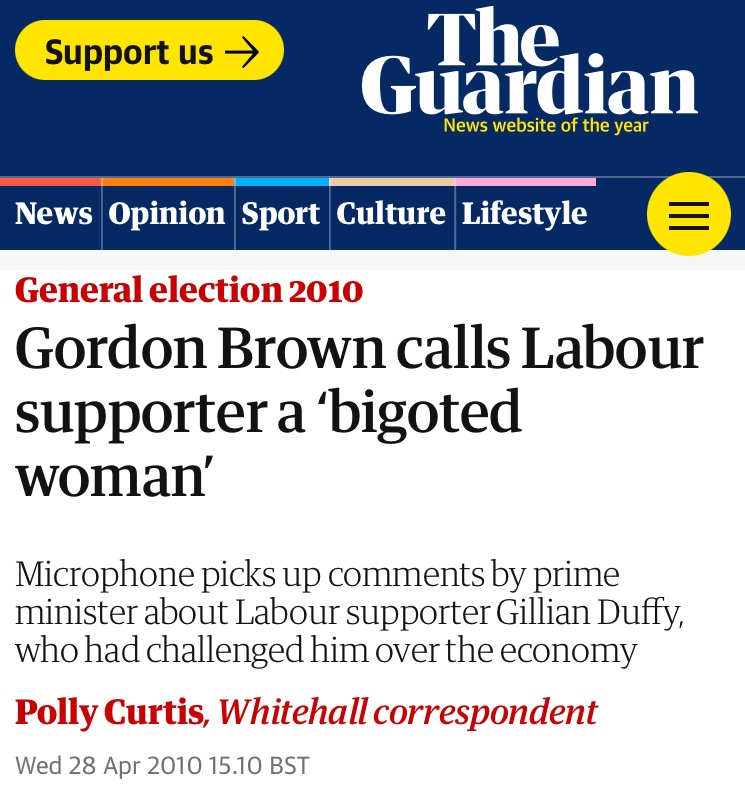 Keir Starmer welcomes bigoted women as Labour MP’s. Changed days…
