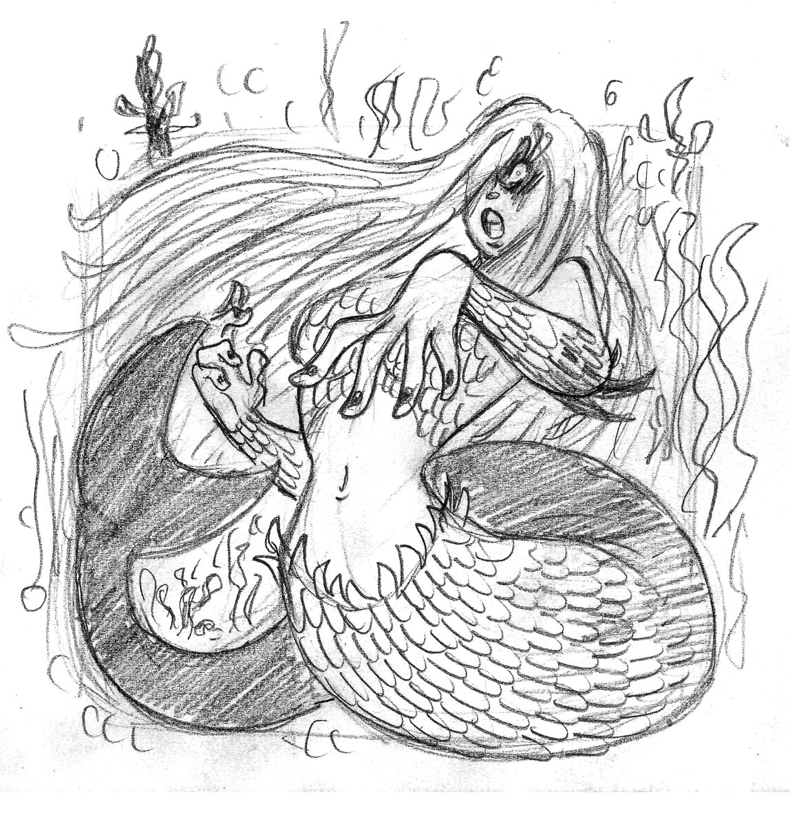Trish evil mermaid

#characterdesign  #character #Chara #pencil #pencilart #fumetto #comics #mermaid #manga #Everyday #evilgirl