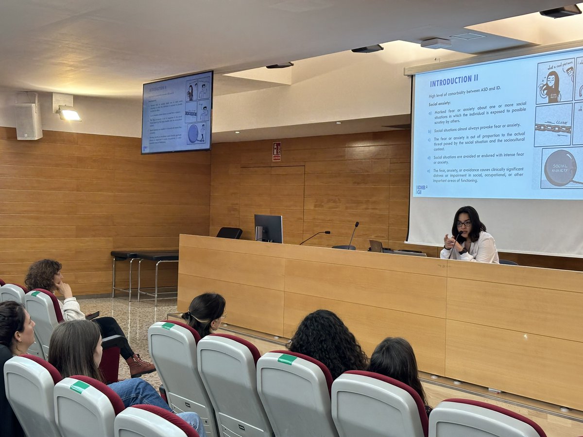 🔹'Intervention for social anxiety in people with autism and intellectual disability through immersive #VirtualReality : effects on cognition, mental health, and brain function'🧠 Melissa Samaniego (IDIBGI - @iasgirona ) @granesfundacio #GironaInvestiga #SomCERCA