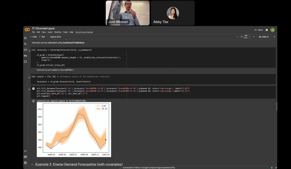 Conformal prediction for time series forecasting, an incredible success story when in less than 3 years from zero to hero thanks for all the great academic researchers and open source superstars at @nixtlainc , @sktime_toolbox, NeuralProphet and other teams.

PyData NYC talk by…