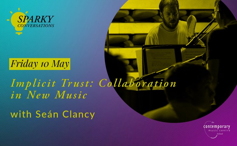 Tomorrow at 12pm I’m giving an online ‘Sparky Conversation’ for @CMCIreland on collaborative composition I will draw on examples from Fluxus, Sol Lewitt & AACM to talk about some of my own work & open a wider discussion on the topic Free + register here: cmc.ie/events/2024/ma…