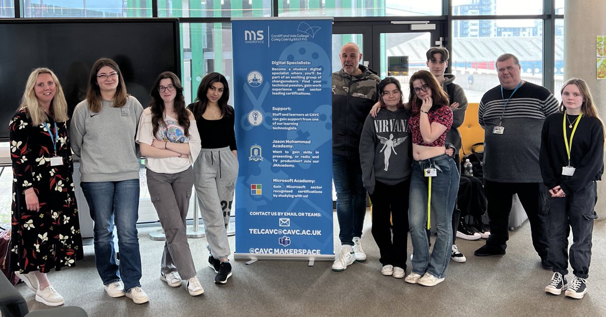 So proud of the Jason Mohammad Academy @CAVC. We keep growing & inspiring 📈 Great to catch up with the Class of 2023 to hear about their aspirations to work in media and journalism. Good luck in your exams team. @SmjamesJames @teachernudge @TELCAVC #JMAcademy