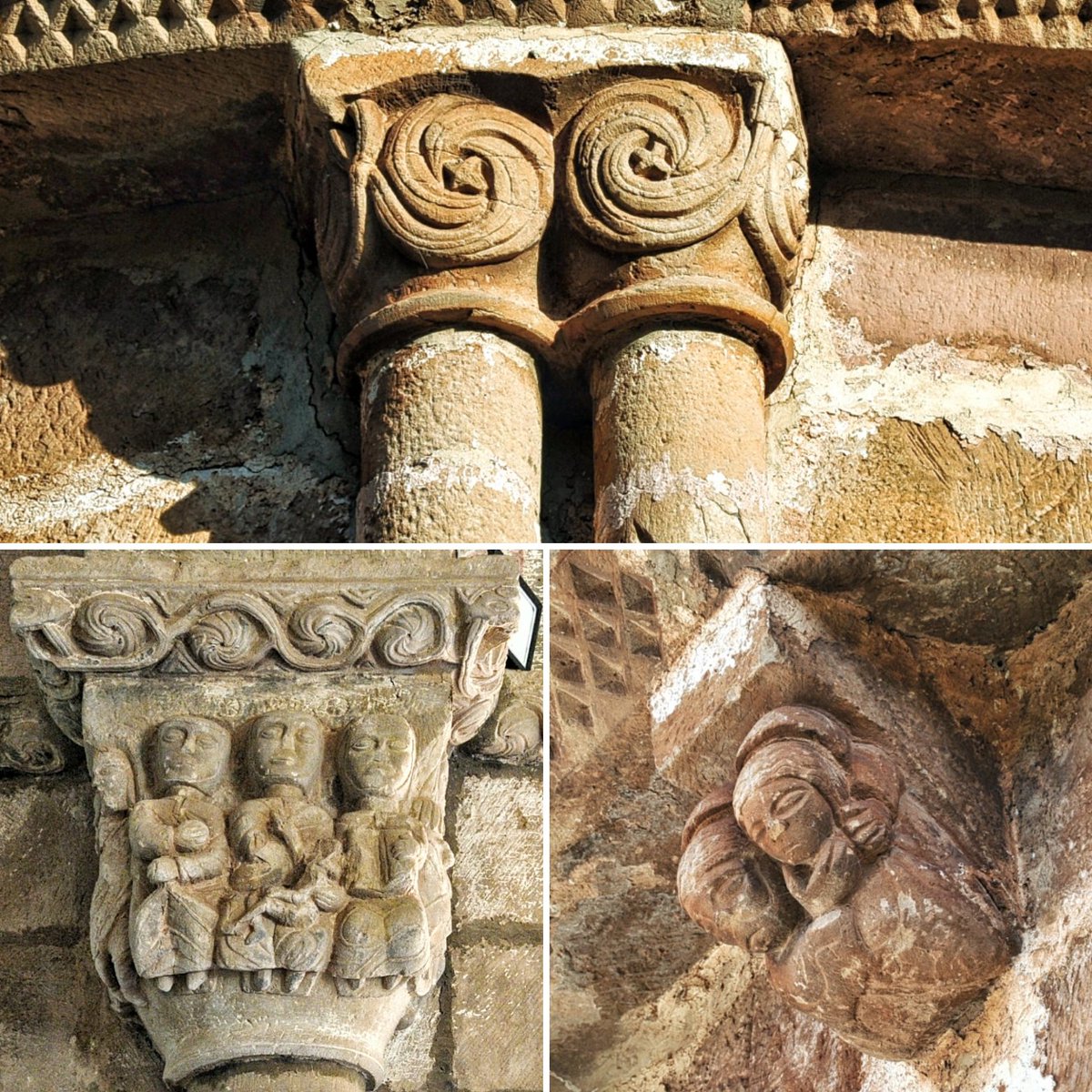 Tras un festival de curvas y recurvas aparece ante nuestros ojos al mismo borde de la carretera la iglesia de Santa Juliana de Lafuente (Lamasón - Cantabria). Una de esas iglesias románicas casi inalteradas que de verdad emocionan. #FelizJueves #BuenosDias