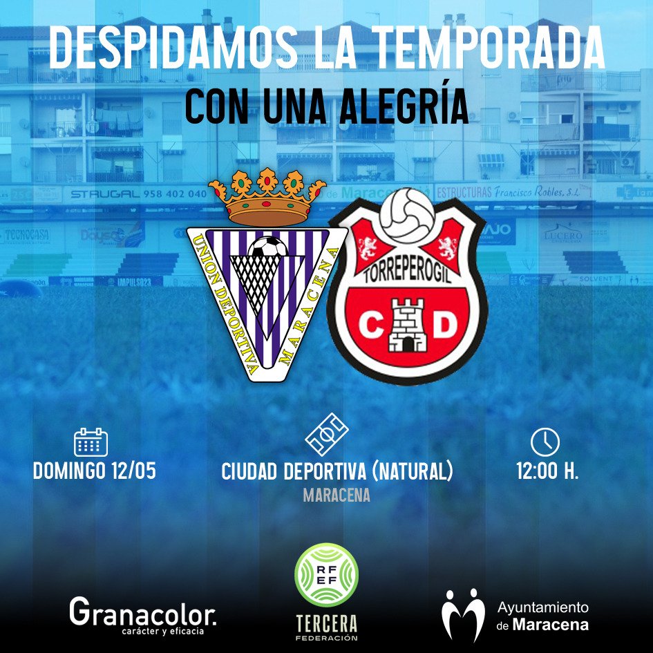 💙 PRIMER EQUIPO / Horario confirmado:

Volvemos a casa, y trataremos de conseguir los tres puntos y darnos la última alegría de una dura temporada.

#JuntosSomosMasFuertes