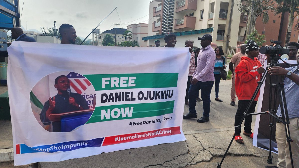 We won't be silenced until journalist Daniel Ojukwu is released and civic spaces are protected. #FreeDanielOjukwu
