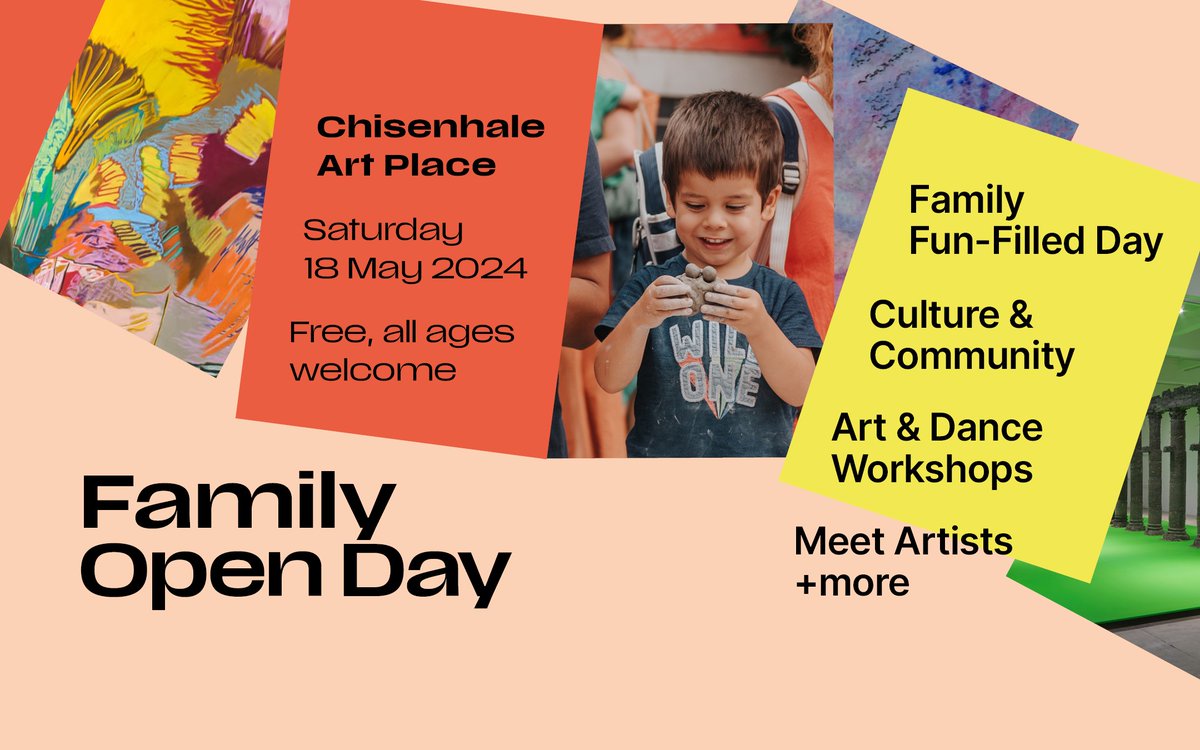 Head down to the Chisenhale Family Open Day on Sat 18 May for lots of FREE fun activities for all ages including family dance, play and games as well as workshops and artists open studios. Full programme chisenhaledancespace.co.uk/whatson/family… supported by @TowerHamletsNow