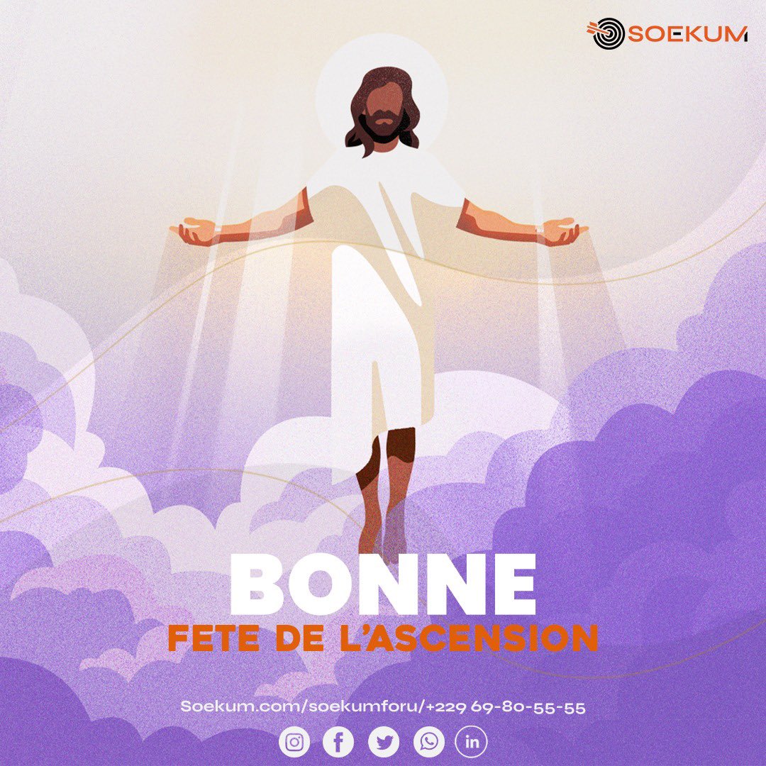 Bonne fête de l’ascension à tous !