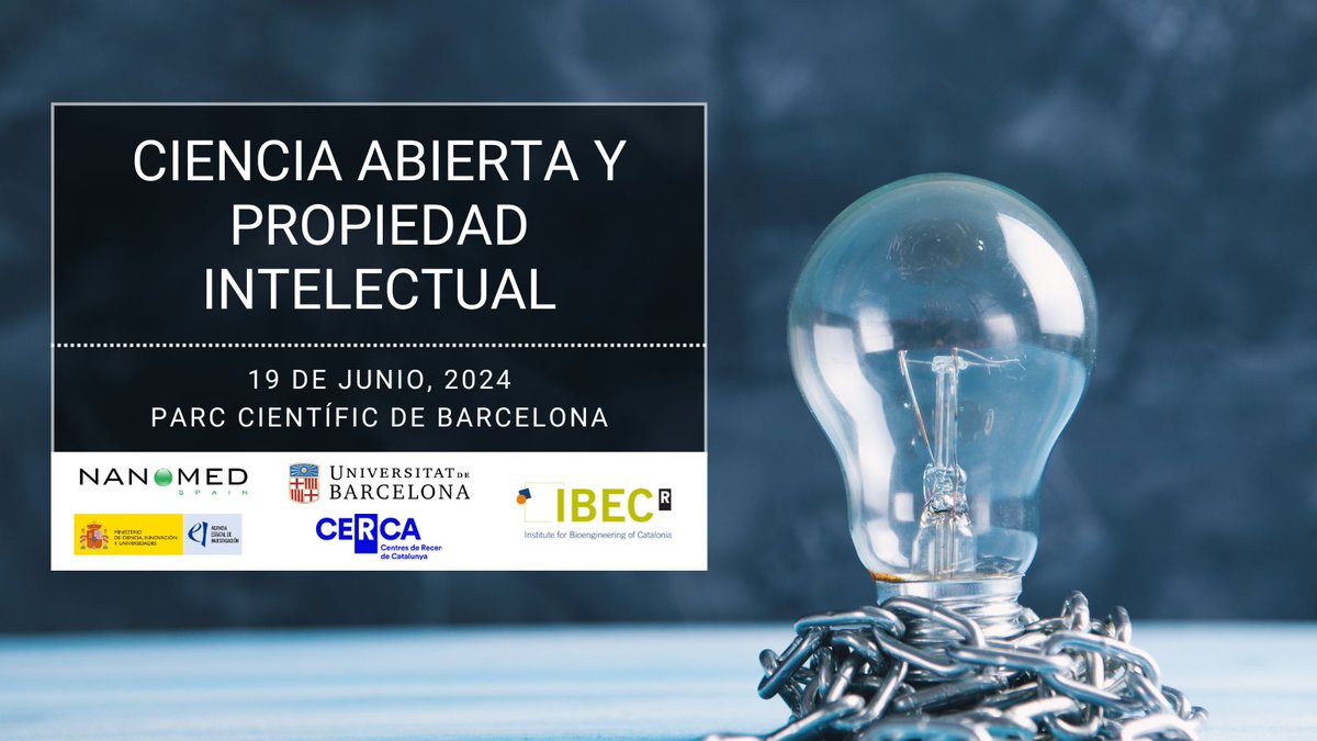 Eva Relaño Reyes, jefa de servicio de Patentes Químicas II de la @OEPM_es , participará en la jornada 'Ciencia Abierta y Propiedad Intelectual. ¡Inscríbete y participa! @NanomedSpain @UniBarcelona @IBECBarcelona ℹ️ nanomedspain.net/ciencia-abiert… #CienciaAbierta #PropiedadIndustrial