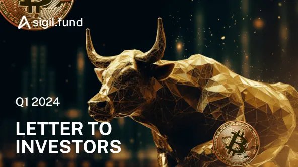 Q1 2024 saw spot BTC ETFs being approved and soaring crypto prices. It was a strong quarter. How did we do? Where are we now? Find out in our latest letter to investors:

medium.com/@sigilfund/sig…