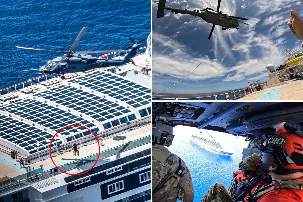 US Air Force airlifts cruise ship passenger, critically ill son in Atlantic Ocean in dramatic 8-hour rescue mission trib.al/ooWsMAW
