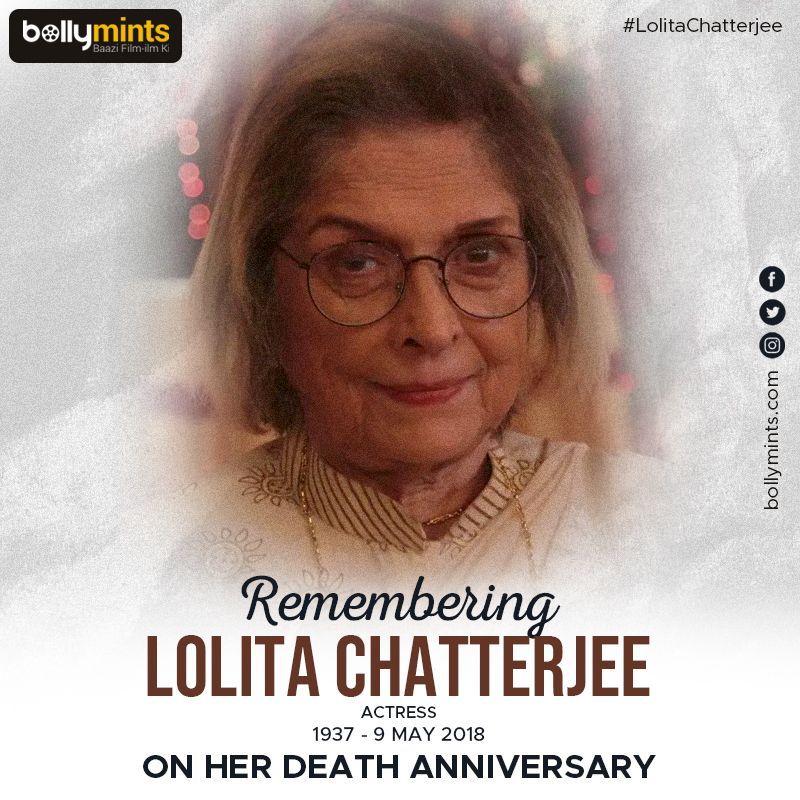 Remembering Actress #LolitaChatterjee Ji On Her #DeathAnniversary !