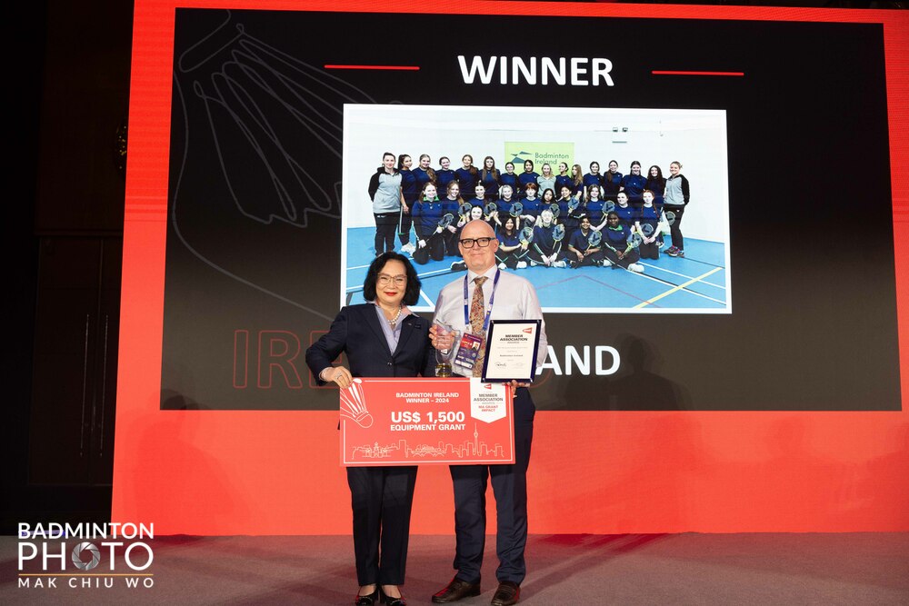 Congratulations @irishbadminton 👏 Their programme BadminTEEN has been recognised for its excellence at the @bwfmedia awards in China with the MA Impact Award! Shoutout to @sportireland for their contribution to the success of the programme. #SportMatters