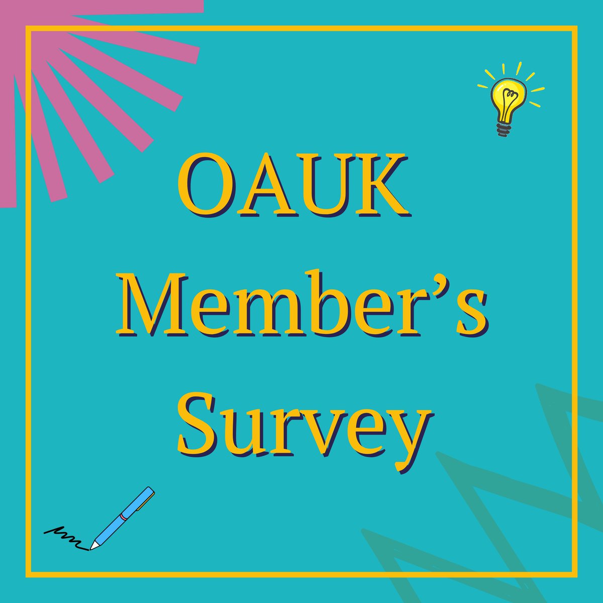 ✨📢Calling all OAUK Members📢✨ Have YOUR say in the OAUK Member's survey! Our new Director Sho has really enjoyed put together a member's survey so that you can help shape the future of OAUK. Complete the survey >>> ow.ly/2E1Y50Rlc69 #OutdoorArtsUK