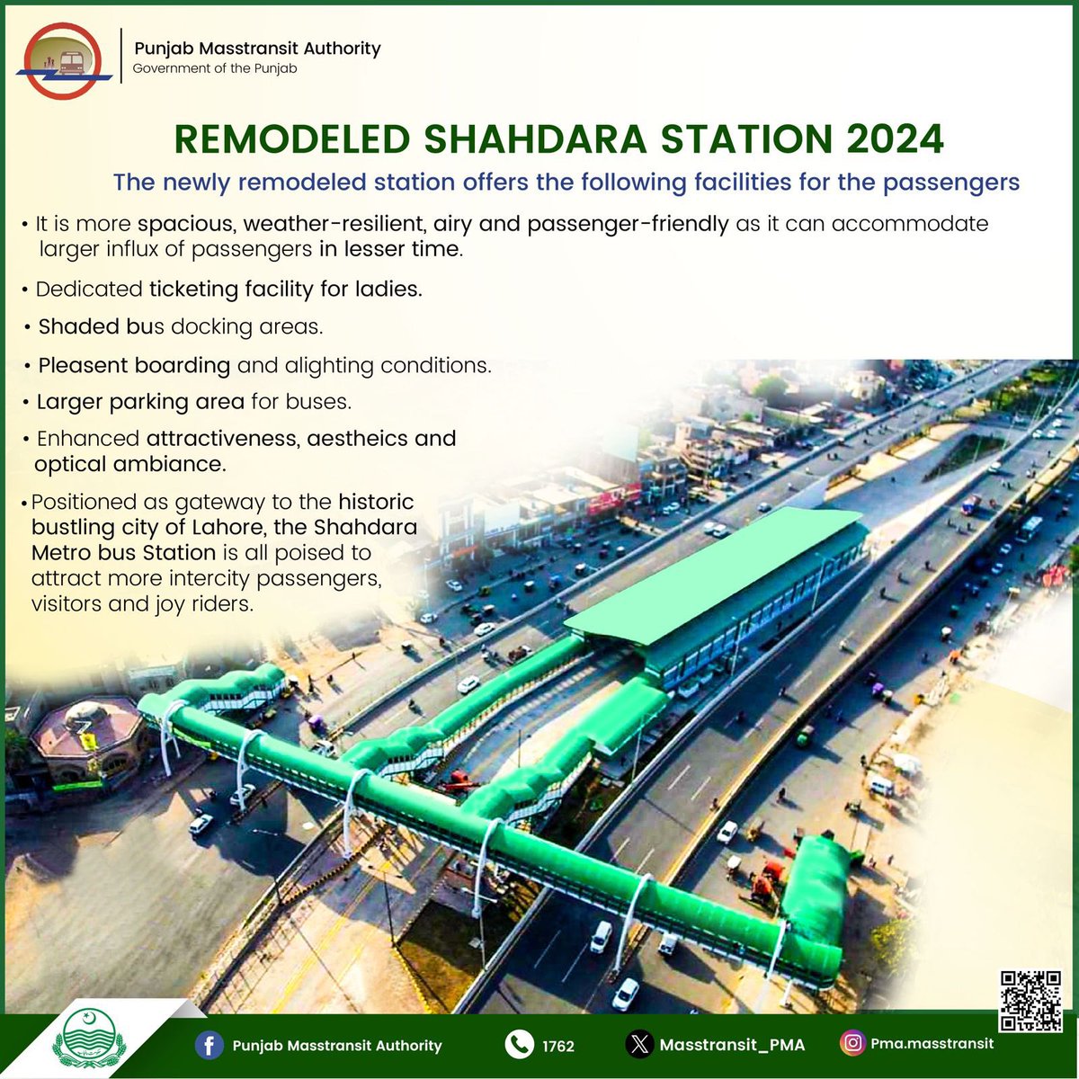 𝐑𝐄𝐌𝐎𝐃𝐄𝐋𝐄𝐃 𝐒𝐇𝐀𝐇𝐃𝐀𝐑𝐀 𝐒𝐓𝐀𝐓𝐈𝐎𝐍 𝟐𝟎𝟐𝟒  #punjabmasstransitauthority #PMA #Inauguration #Shahdara #Metrobus #Station #Lahore #CM #Publictransport