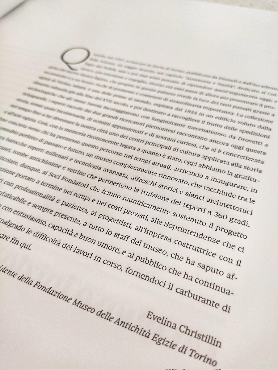 Un gradito regalo. Stamani mattina ho trovato sulla mia scrivania il catalogo del @MuseoEgizio.
Ringrazio la presidente Christillin per il benaccetto pensiero

🔐 'Non è vero che gli artisti debbano esprimere il contenuto di un’epoca, essi devono dare a un’epoca un contenuto'