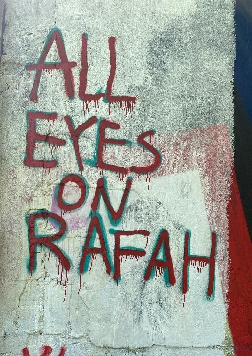 'All eyes on Rafah' Spotted in Gdańsk poland