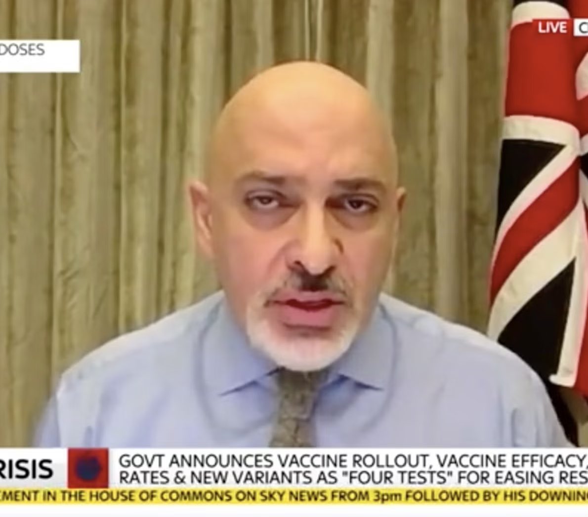 🚨BREAKING: Former UK COVID vaccines minister and chancellor Nadhim Zahawi has announced he will not be standing at the next general election. 

Funny how this is announced after the AstraZeneca vaccine being pulled worldwide because of it causing severe blood clots and